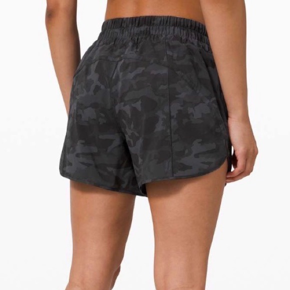 Lululemon Track That Short size 10 with a 5”inseam  Incognito Camo Multi Grey - Picture 4 of 16